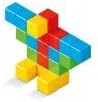 Geomag Premium Swiss-Made MagiCube 24-Piece Magnetic Stacking Cubes Building Set, Toddlers and Kids Ages 1-5, STEM Educational Toy, Creativity, Imagination, Early Learning Fun, Crystal Packaging