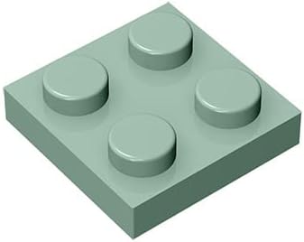 Classic Bricks Plate 2x2, 100 Piece 3022, Creative 100% Compatible