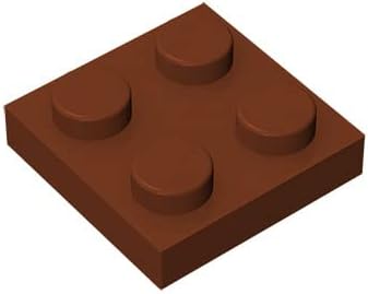 Classic Bricks Plate 2x2, 100 Piece 3022, Creative 100% Compatible