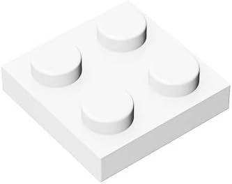 Classic Bricks Plate 2x2, 100 Piece 3022, Creative 100% Compatible