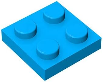 Classic Bricks Plate 2x2, 100 Piece 3022, Creative 100% Compatible