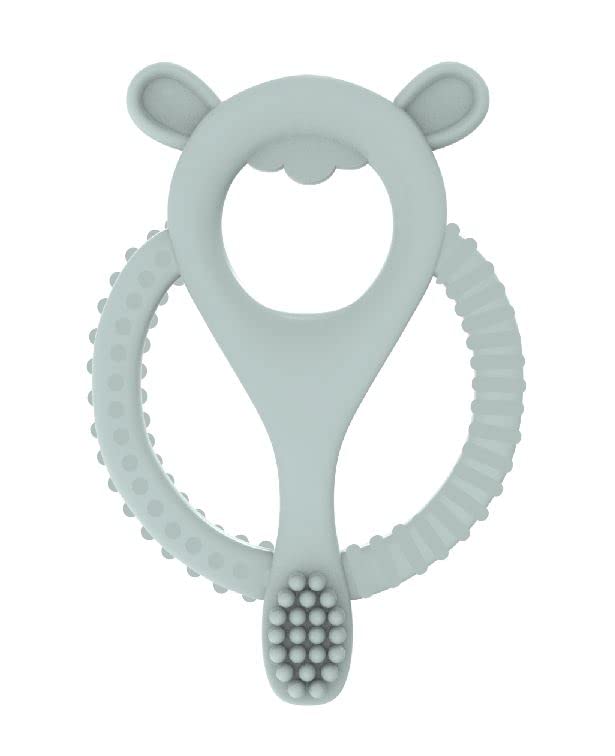 Ingenuity Gum Buddies Soothing Baby Multi-Stage Teether Toy BPA-Free Silicone, Ages 3 Months+, Unisex, 2-Pack