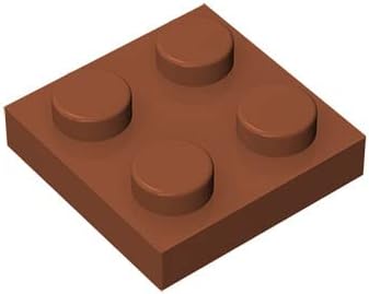 Classic Bricks Plate 2x2, 100 Piece 3022, Creative 100% Compatible