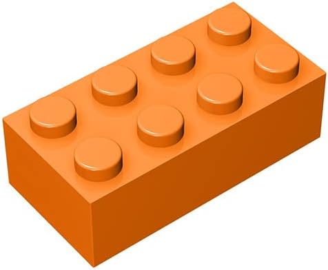 Classic Bricks Brick 2 x 4 50 Piece, Compatible with Lego Parts 3001 100% Compatible