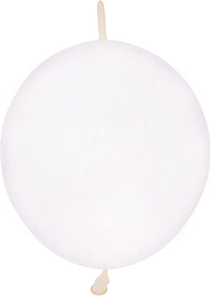 10 Inch Clear Link Balloons 50 Pcs Quick Linkable Balloon