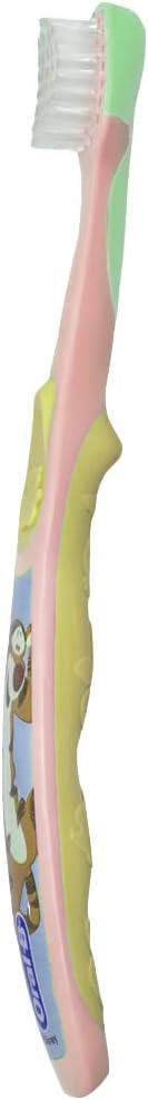 Oral-B Baby Manual Toothbrush, Pooh Characters, 0-3 Years Old, Extra Soft (Characters Vary) - Pack of 4