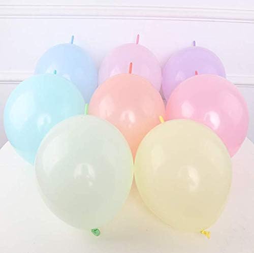 10 Inch Baby Pink Link Balloon 50 Pcs Quick Linkable