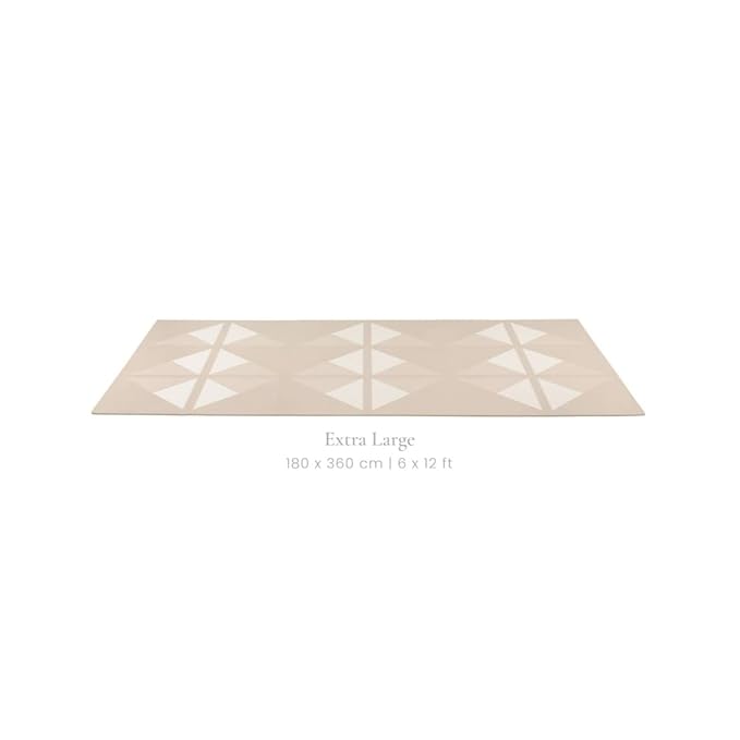 Toddlekind playmat - Prettier Puzzle Playmat (Kyte Mocha), 4 X 6 Feet (6 Tiles)