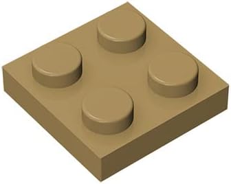 Classic Bricks Plate 2x2, 100 Piece 3022, Creative 100% Compatible