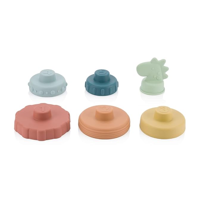 Itzy Ritzy - Itzy Stacker Silicone Stacking & Teething Toy 3 Months