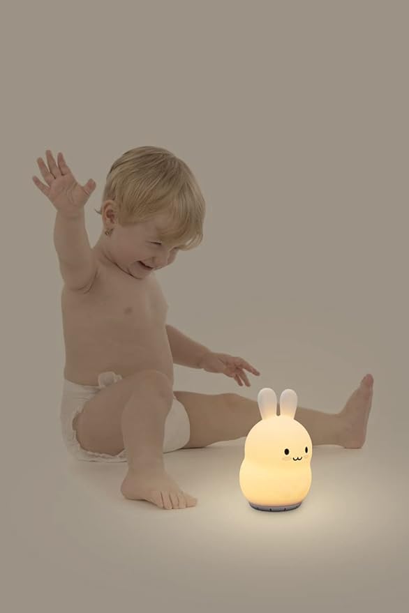 ShaArkMango LED Night Light for Kids Toddler Bed Room Decor Aesthetic, Soft BPA Free Silicone, Cute Animal Night Lamp Color Changing NightLight Dimming & Timer &Rechargeable Baby Shower Gifts