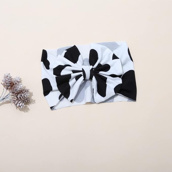 BBTDIN Baby Girl Headband with Bow Hair Clip and Turban (D2-Turban)