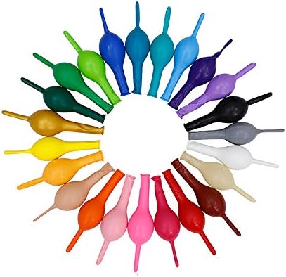 10 Inch Assorted Color Latex Link Balloon 50 Pcs Quick
