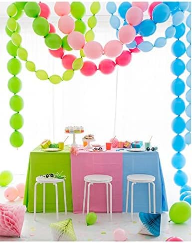 10 Inch Green Link Balloon 50 Pcs Quick Linkable Balloon