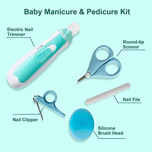 Baby Grooming Kit, 25 in 1 Baby Healthcare and Grooming Kit, Baby Electric Nail Trimmer Set Newborn Nursery Health Care Set for Newborn Infant Toddlers Boys Girls Shower Gifts (0-4 Years+)