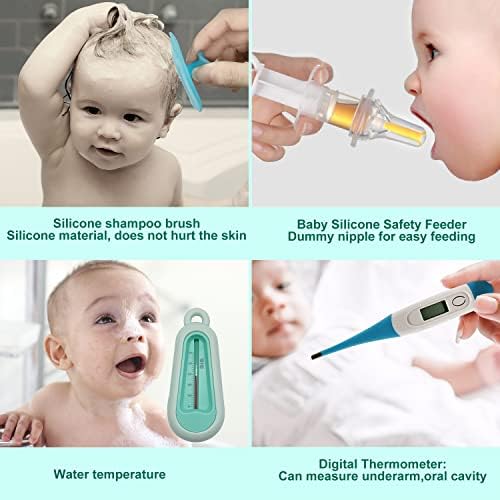 Baby Grooming Kit, 25 in 1 Baby Healthcare and Grooming Kit, Baby Electric Nail Trimmer Set Newborn Nursery Health Care Set for Newborn Infant Toddlers Boys Girls Shower Gifts (0-4 Years+)