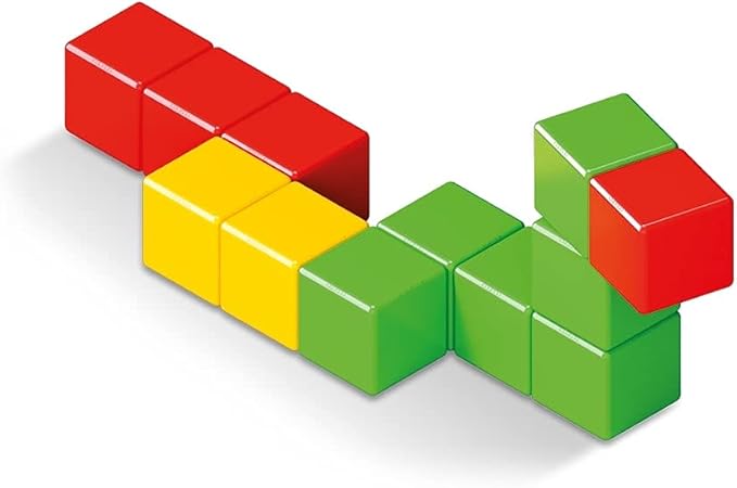 Geomag Premium Swiss-Made MagiCube 24-Piece Magnetic Stacking Cubes Building Set, Toddlers and Kids Ages 1-5, STEM Educational Toy, Creativity, Imagination, Early Learning Fun, Crystal Packaging