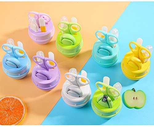 LALEY Baby Grooming Nail Cutter Kit for new born with Scissors/Baby Nail Clipper Safety Cutter & Manicure Pedicure Care Kit for infant and toddler (Blue)