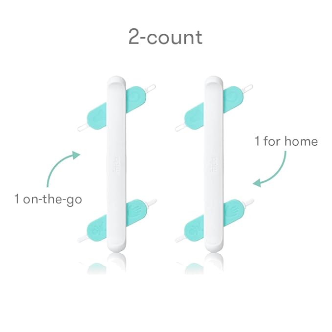 Frida Baby 3-in-1 Nose, Nail + Ear Picker: Baby Ear Cleaner + Baby Nose Cleaner and Nail Tool for Babies + Toddlers, Safely Clean Baby's Boogers, Ear Wax & More, 2 Count