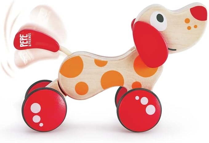 (1, 40 x 40 cm) - Hape E0347 Pepe Pull Along