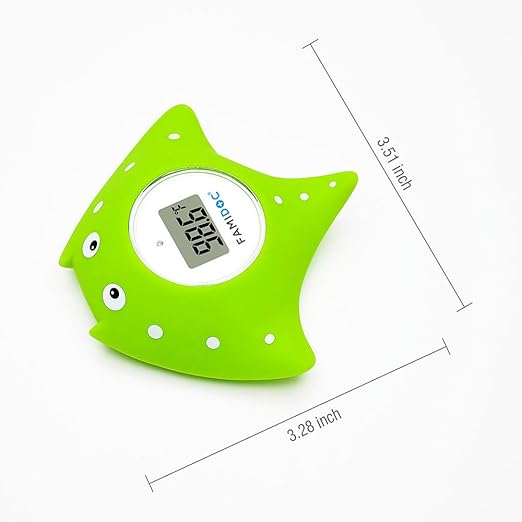 Baby Bath Thermometer with Room Thermometer - Famidoc FDTH-V0-22 NEW