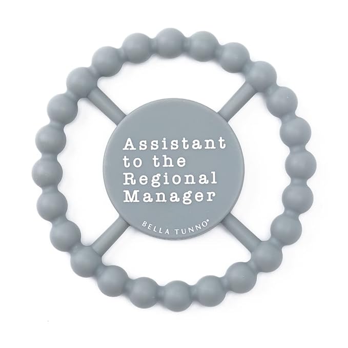 Bella Tunno Happy Teether ??Soft & Easy Grip Baby Teether Toy, Silicone Teether Ring to Help Soothe Gums