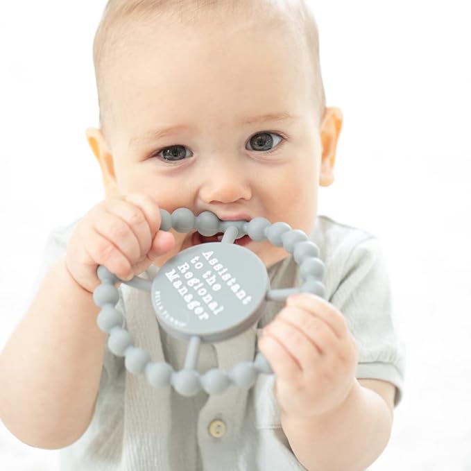 Bella Tunno Happy Teether ??Soft & Easy Grip Baby Teether Toy, Silicone Teether Ring to Help Soothe Gums