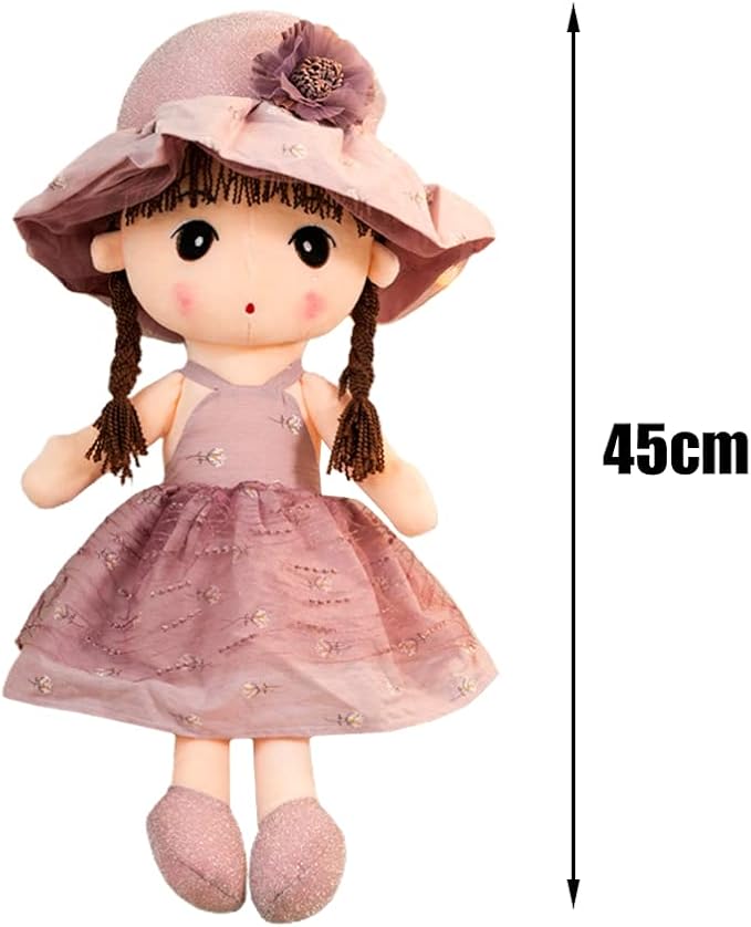 ikasus Soft Baby Doll with Clothes, 17.7 Cute Rag Doll