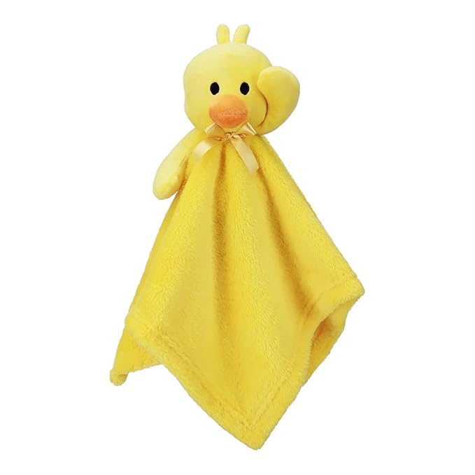 Pro Goleem Duck Security Blanket Soft Yellow Baby Lovey Unisex 16 Inch