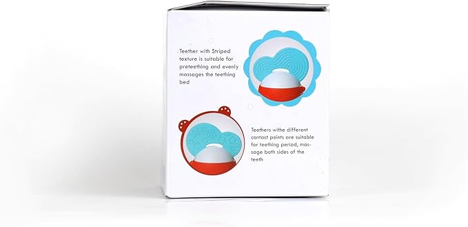 Baby Toys - 9pcs Silicone Baby Teething Toys Teethers Rattles for Babies 0-6 Months, Baby Chew Toys BPA-free 0-3-6-12 Months