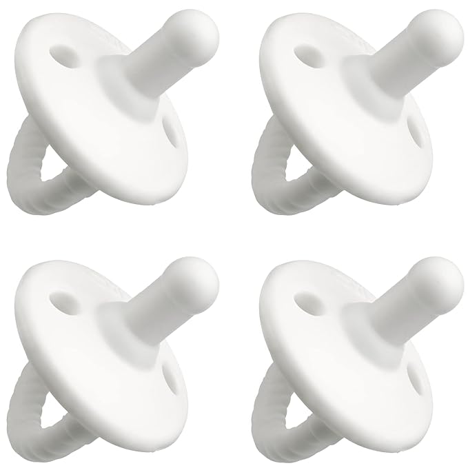 Pacifier Soother Baby 4 Pack of Pacifiers Newborn Teething 100% 6-18 Months