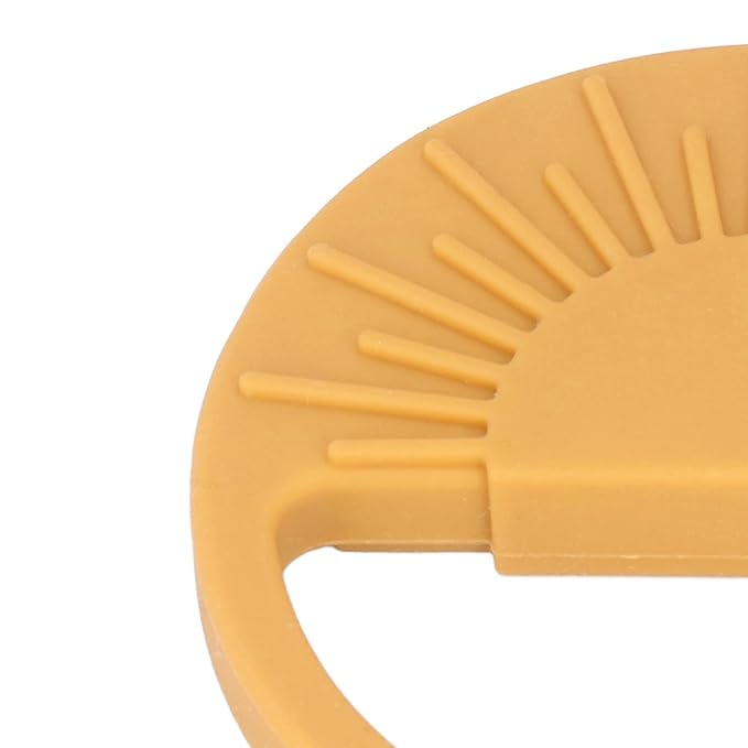 Garosa Baby Silicone Teether Toy Safe Semi Circular Sun Easy Teething(003 Yellow