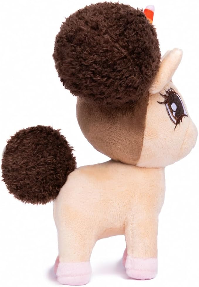 Baby Alexis Unicorn Plush Toy with Afro Puffs (Standing) - 6 inch