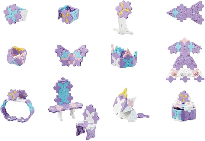 LaQ Sweet Collection Mini Lavender | 62 Pieces 12 Models 5+ |