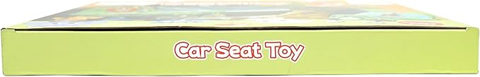 Dr.Rapeti Baby Car Seat Toy for Travel Rear Facing Double Sided Baby Travel Activity Car Seat Entertainment Toy Easy Drive Gift for Newborn Baby Infant 0-12 Month