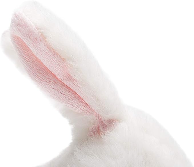 HollyHOME Plush Rabbit Easter Electronic Interactive Toy Jumping,Wiggle Ears 7 Inches