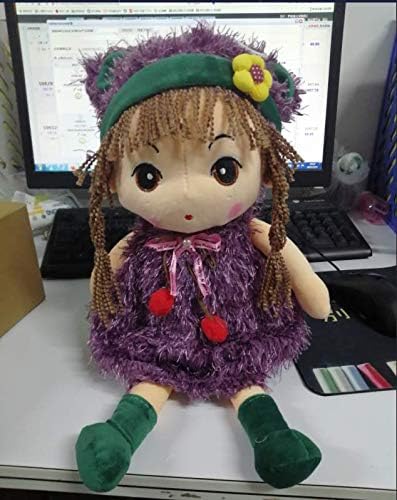 Plush Baby Doll Girl with Clothes, 17.7 Sweetheart Rag Doll Cozy Cuddle Soft Baby Doll for Kids Babies
