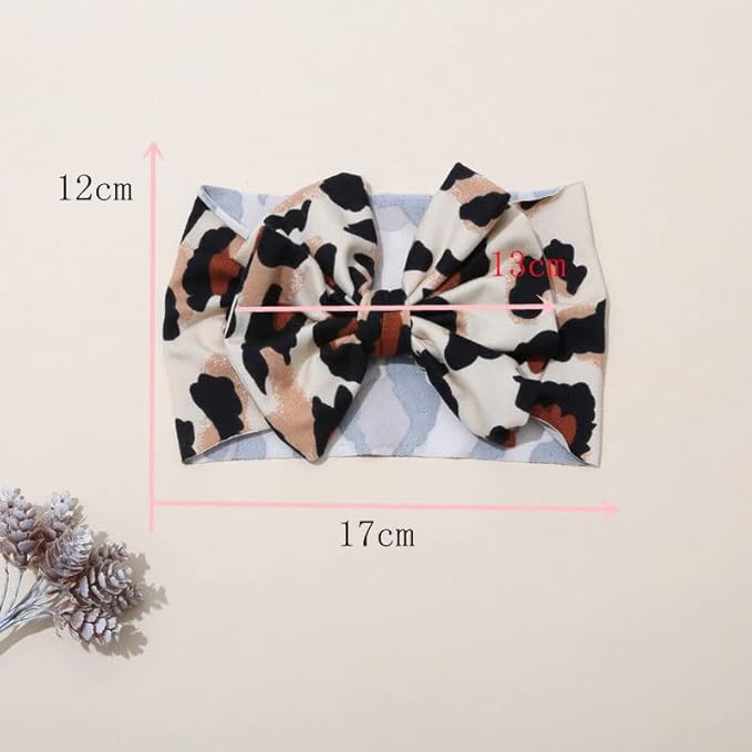BBTDIN Baby Girl Headband with Bow Hair Clip and Turban (D2-Turban)