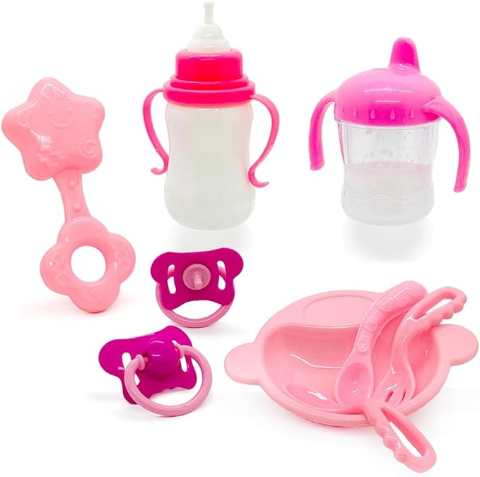 Sound Baby Doll Accessories Toys Baby Doll Magic Bottles 3 4 5 6 10-14" Doll))