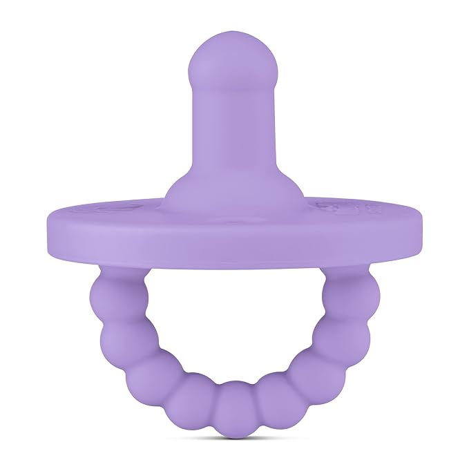 Ryan & Rose Cutie PAT Pacifier Teether (Stage 2, Orchid)