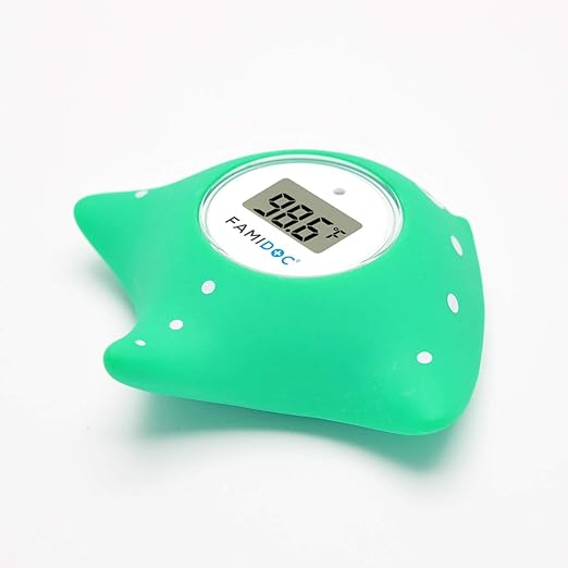 Baby Bath Thermometer with Room Thermometer - Famidoc FDTH-V0-22 NEW