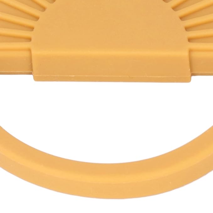 Garosa Baby Silicone Teether Toy Safe Semi Circular Sun Easy Teething(003 Yellow