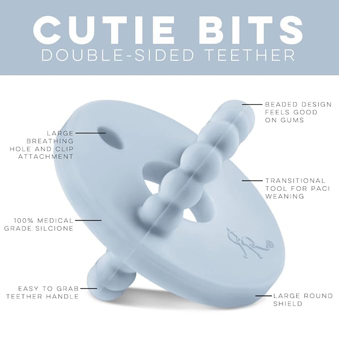 Ryan and Rose Cutie Bit Teether (Blue)