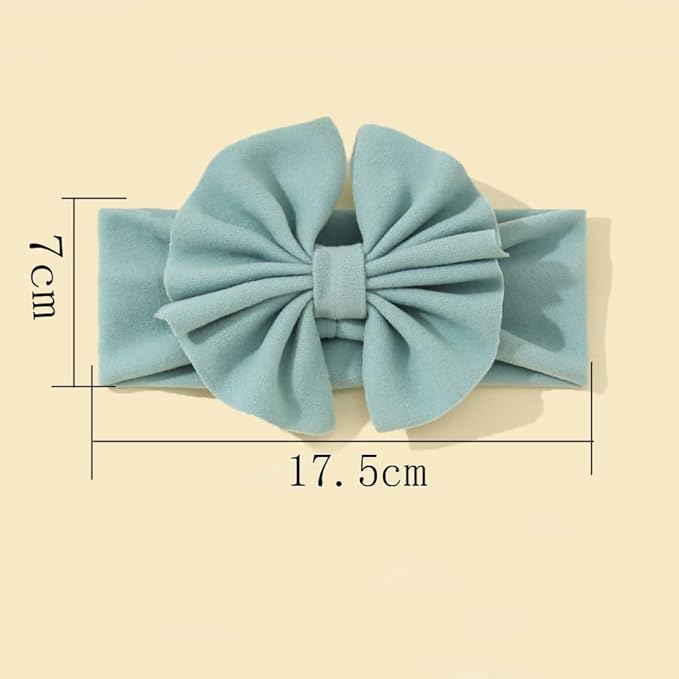 3pcs Baby Girl Nylon Headbands, Soft Elastic Hairbands