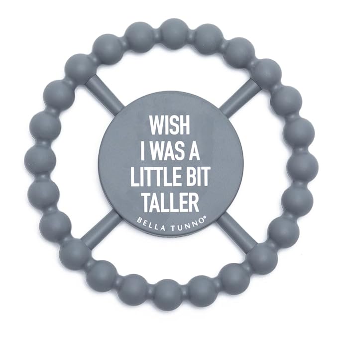 Bella Tunno Happy Teether ??Soft & Easy Grip Baby Teether Toy, Silicone Teether Ring to Help Soothe Gums