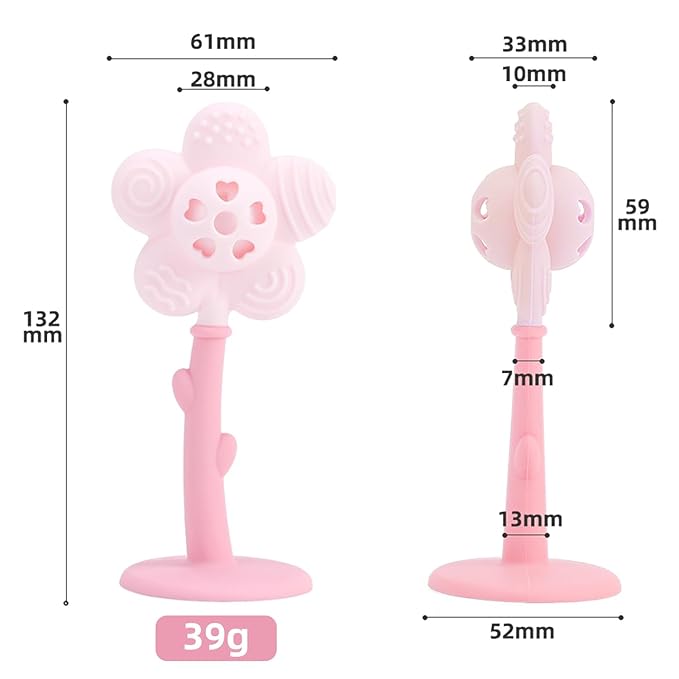 Baby Chew Toys 0-6 Months, Baby Teether Toy Rattle Toy 6-12 Months,