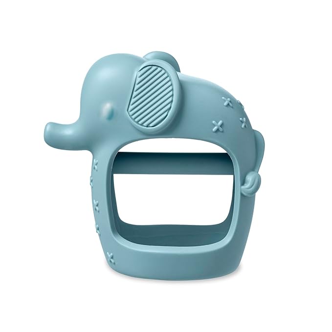 Itzy Ritzy Bitzy Grip Hand Teether - Silicone Teether for Babies 3 Months