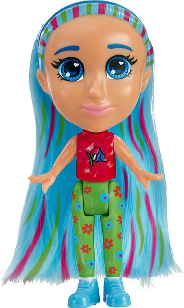 CRAYOLA Colour 'n' Style Friends: Bluebell - Coupe Playset | Colour & Style Your Own Doll, Again and Again! (Includes Magic Dry-Erase Pens) | Ideal for Kids Aged 3+
