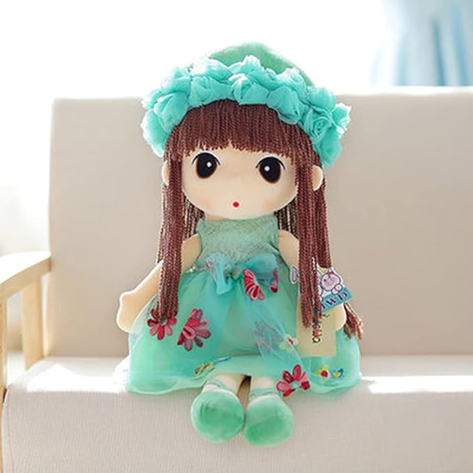 ikasus Soft Baby Doll with Clothes, Kawaii 17.7 Rag Doll
