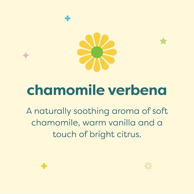 Babyganics Shampoo & Body Wash Pump Bottle, Chamomile Verbena 16 OZ